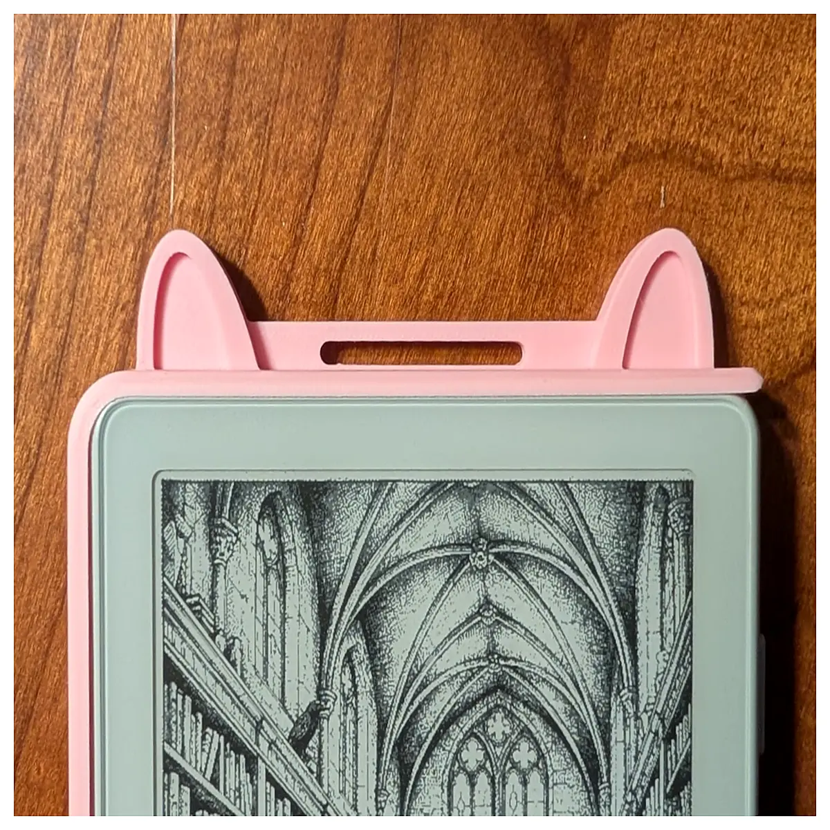 cute cat ear phone case for xteink yuexingtong x4 silicone soft cover animal ears protective shell