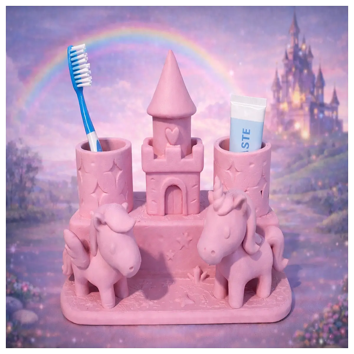 toothbrush holder cute bathroom organizer kids storage