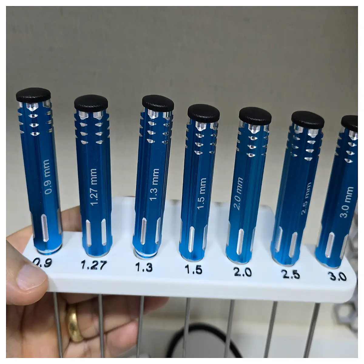 hex bit socket organizer rack storage for screwdriver magnetic holder multi tool accessory