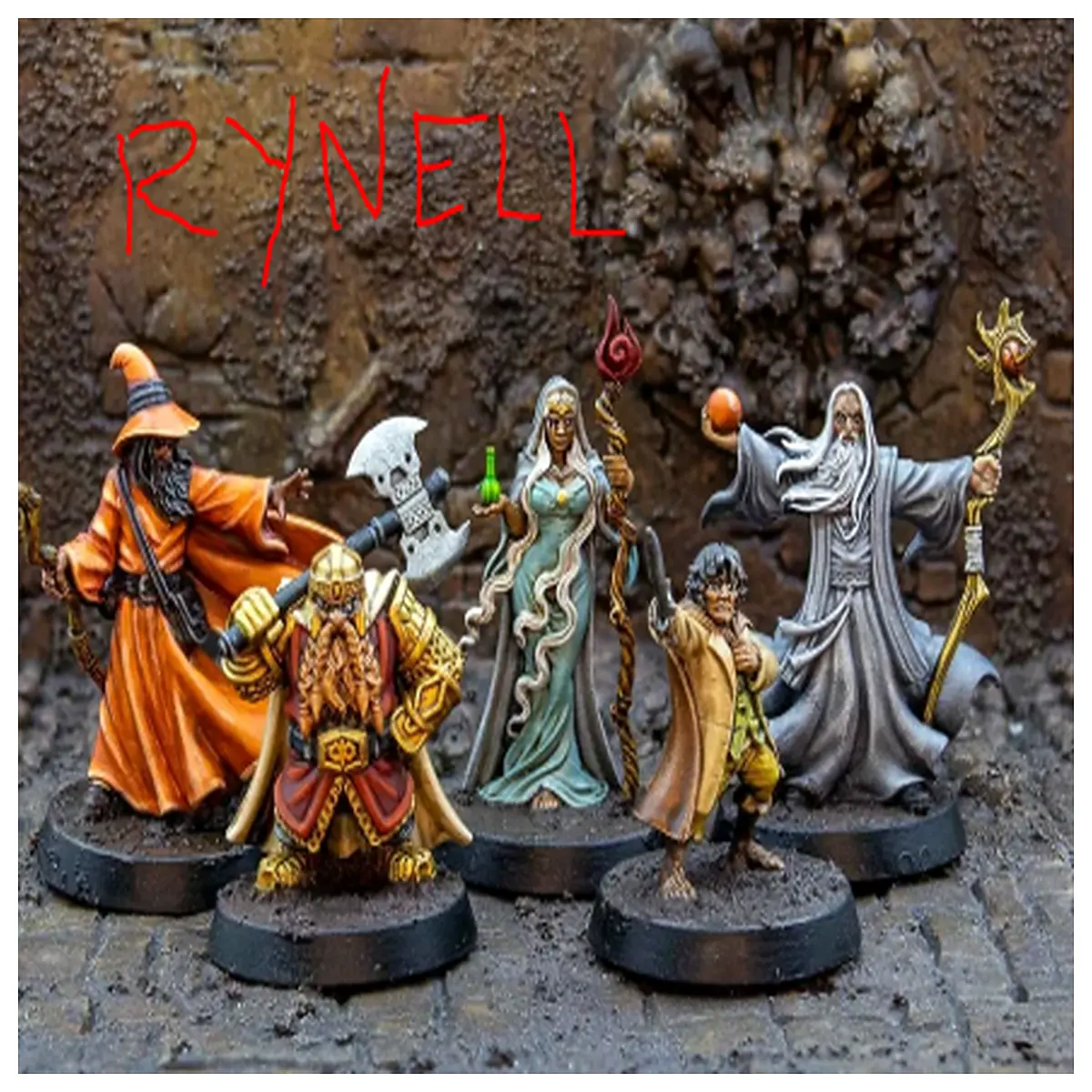 rynell dnd figure collectible miniature resin for tabletop rpg shelf decor
