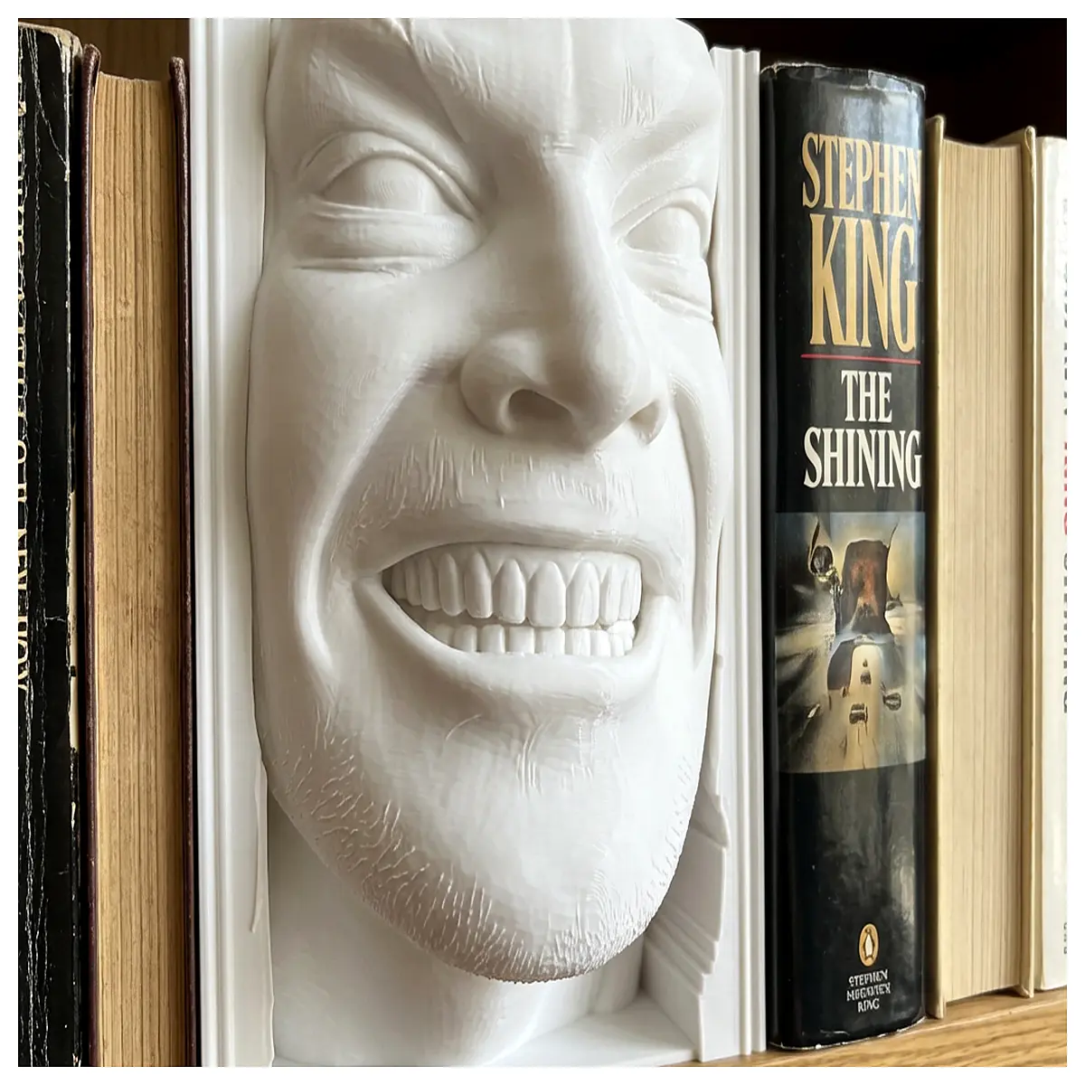 the shining movie prop bookends jack torrance horror decor for home office shelf collectible gift