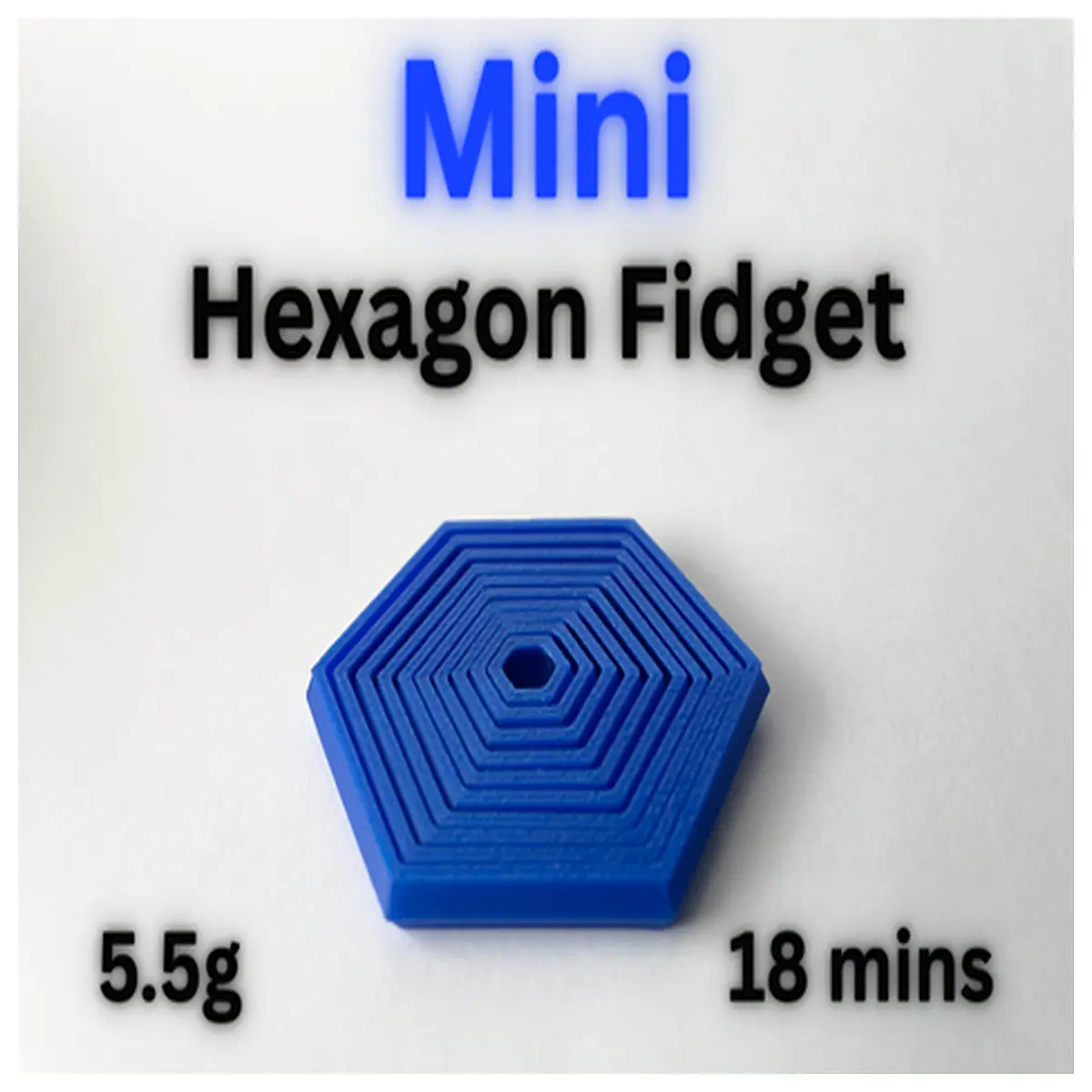 mini hexagon fidget toy stress relief cube anxiety reducer silicone tactile sensory tool for adults and kids