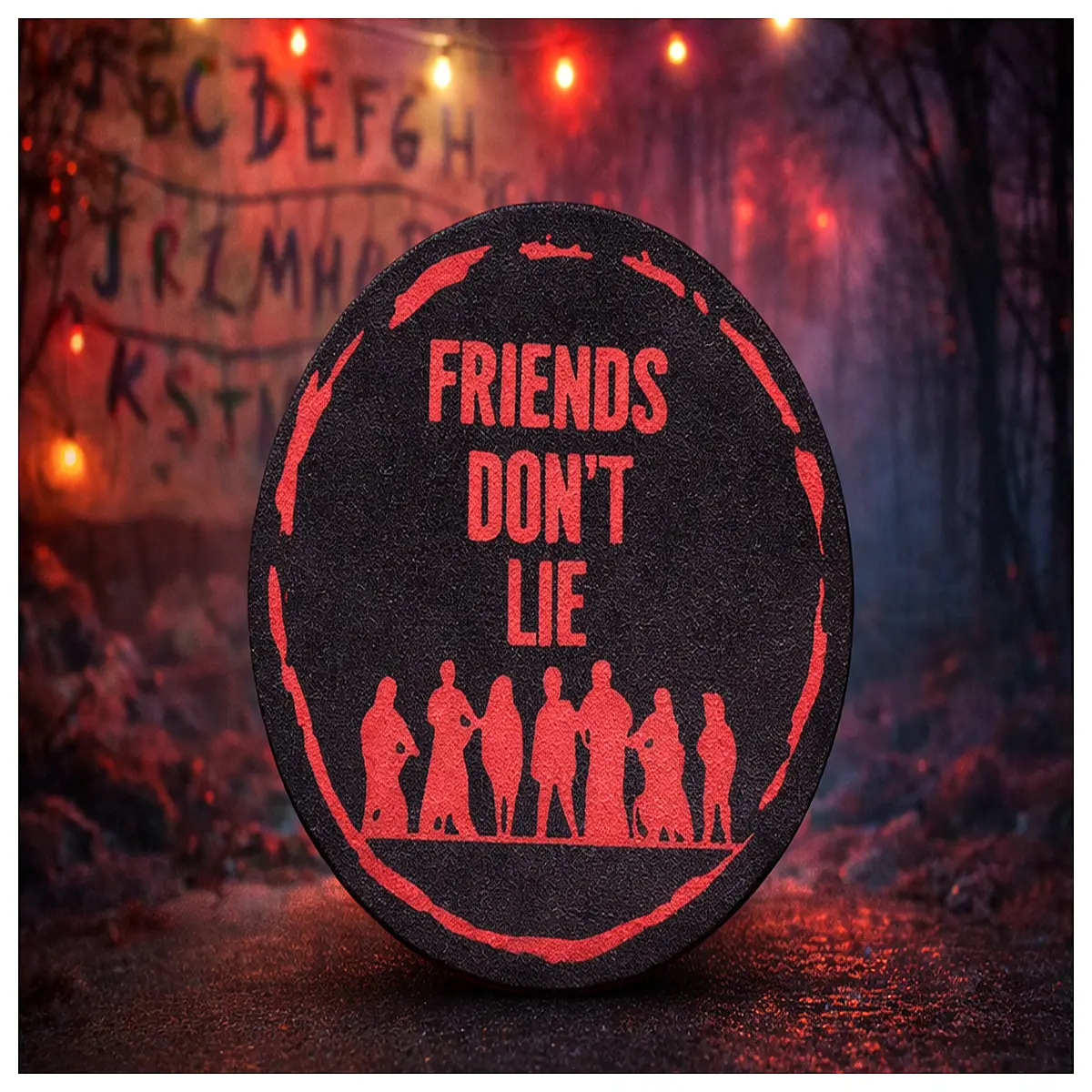sci fi mug coaster anti slip silicone desk protector for friends gifts