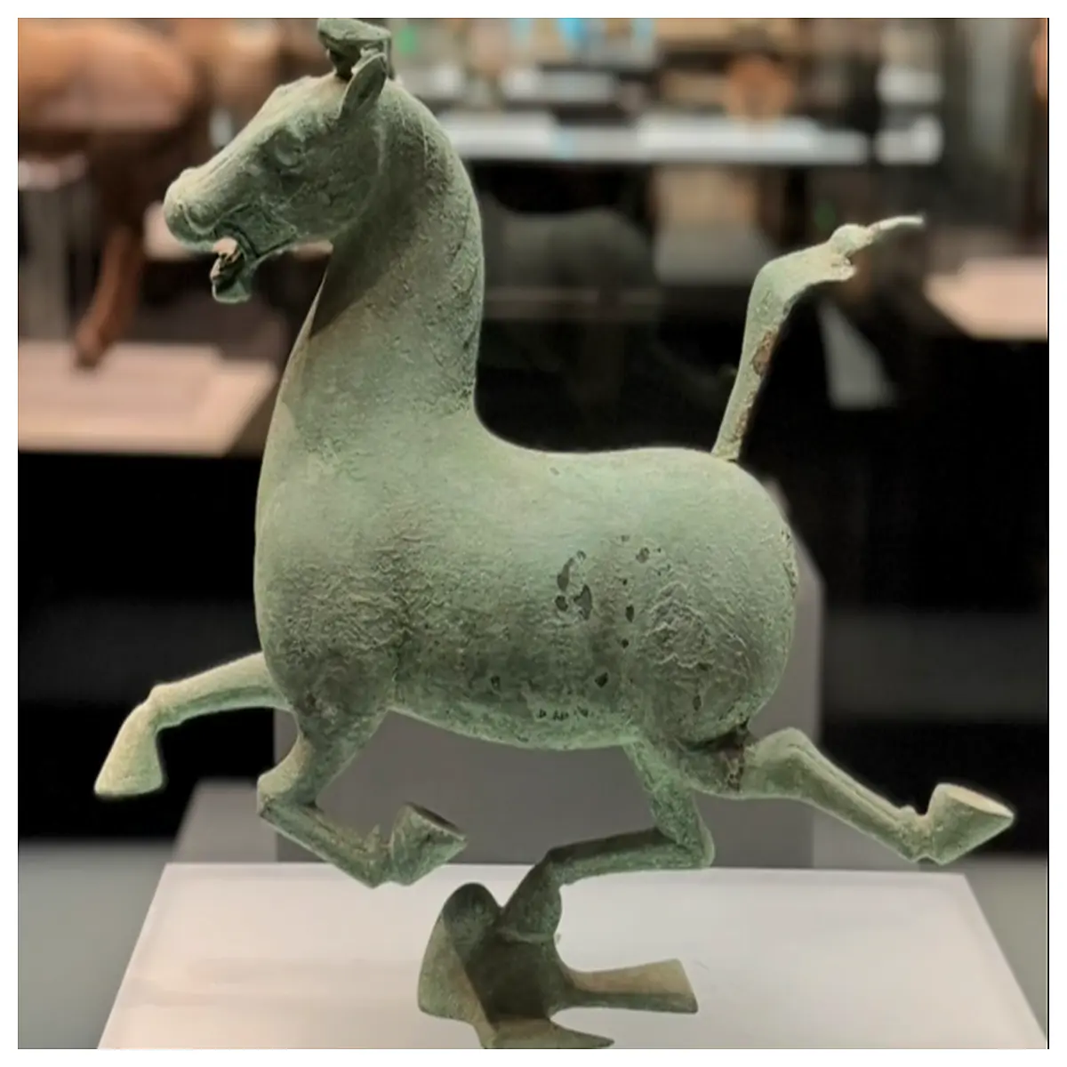 gansu flying horse ma tai fei yan bronze statue chinese cultural heritage gift home decor art piece for office desk