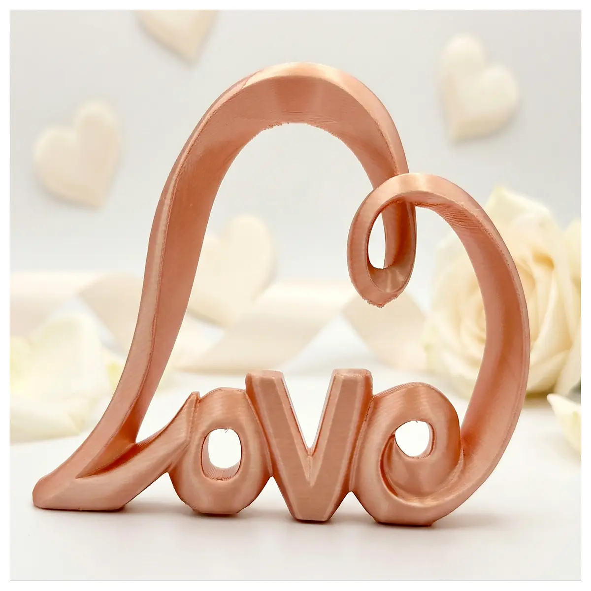 shaped sculpture resin art decor modern romantic home office shelf