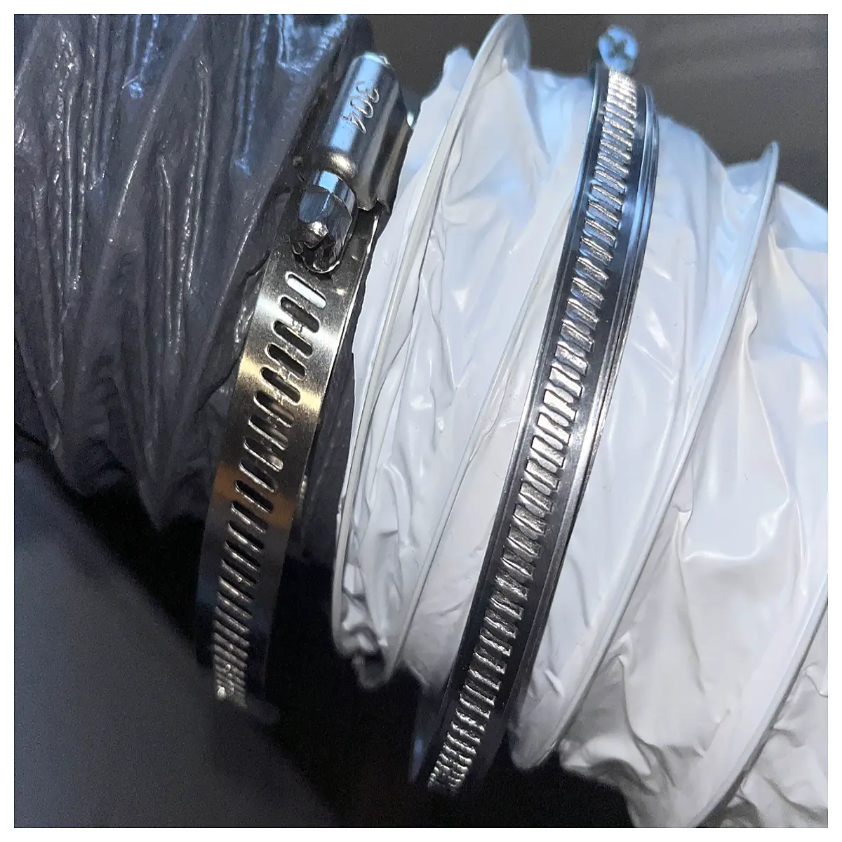 80mm to 60mm round duct reducer connector flexible hose adapter for hvac ventilation system air flow pipe coupling