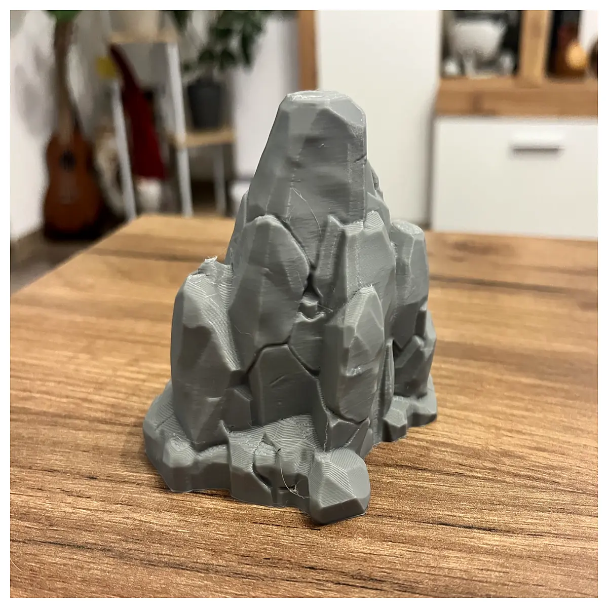 miniature rock terrain diorama base for wargaming board games