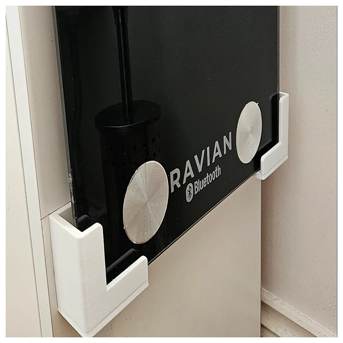 universal smart fat scale wall mount bracket holder for bathroom fitness tracker storage