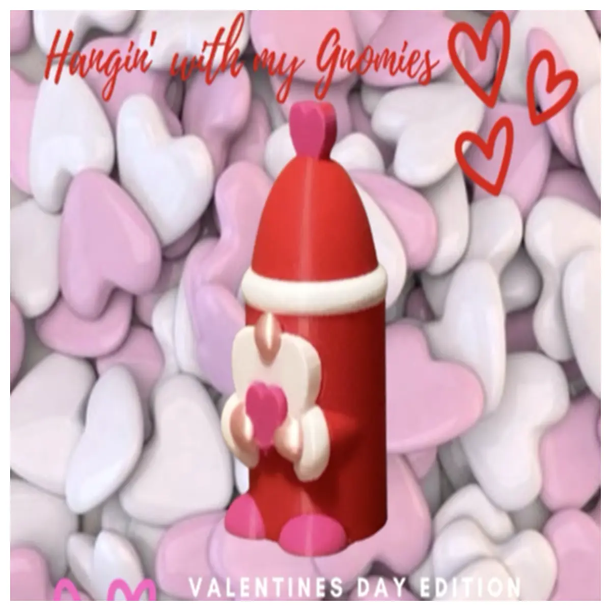 cute garden gnome valentine s day decoration for home romantic dwarf figurine gifts for couples whimsical love theme ornaments