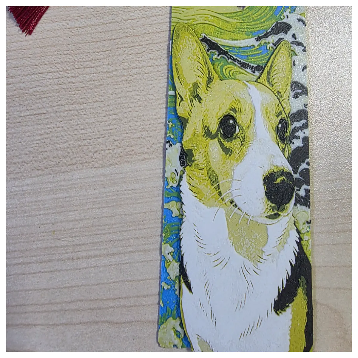 corgi art print wall decor cute corgie poster for nursery funny dog painting canvas gift