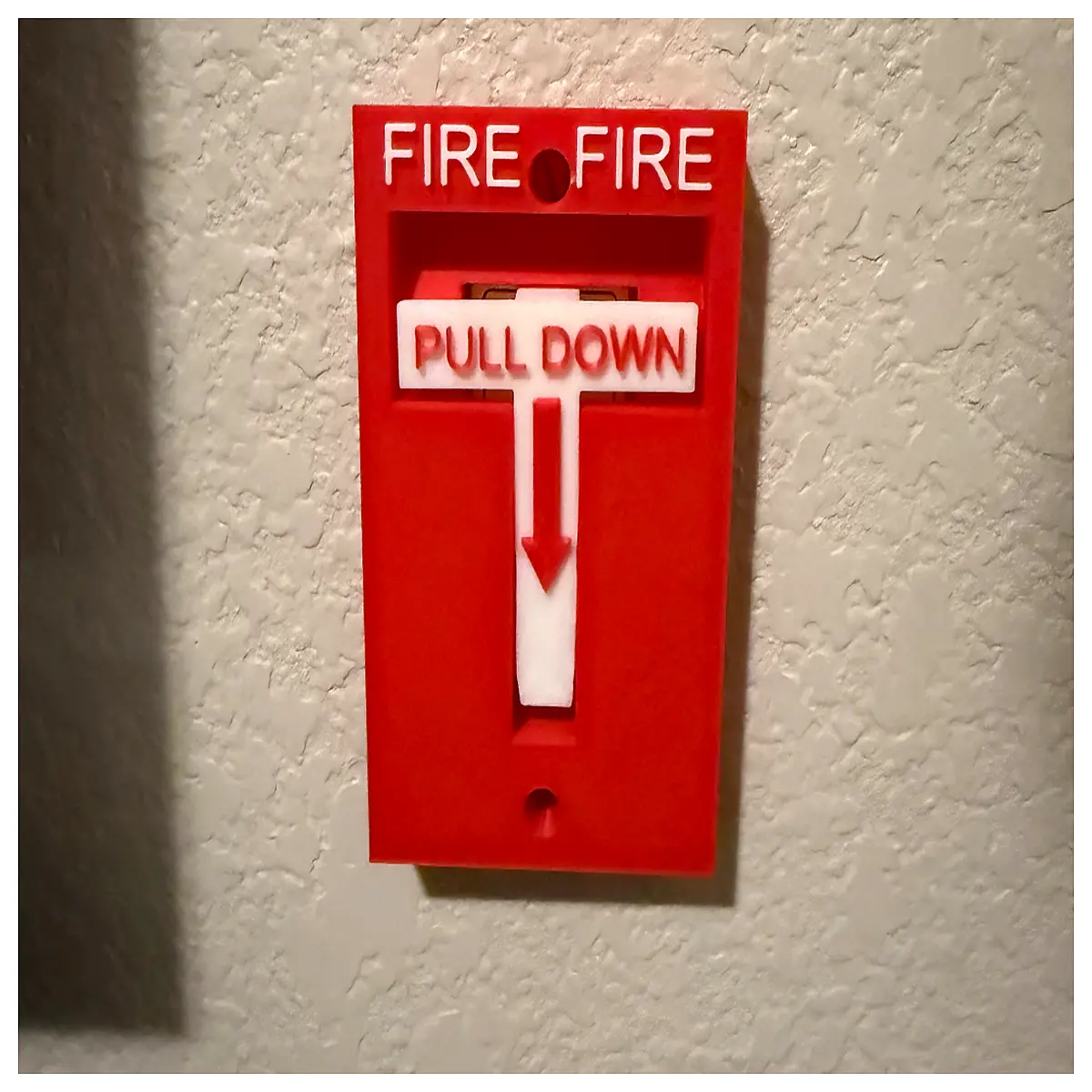 fire alarm indicator cover replacement toggle switch housing for emergency exit sign panel