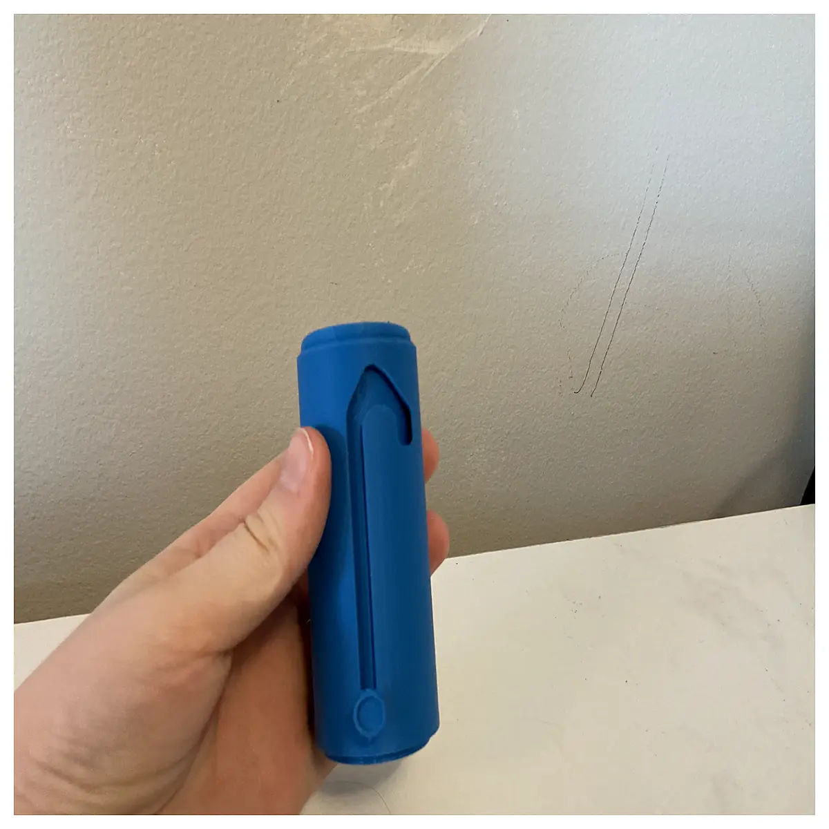 cylindrical fidget spinner toy solid feel stress relief tool for anxiety