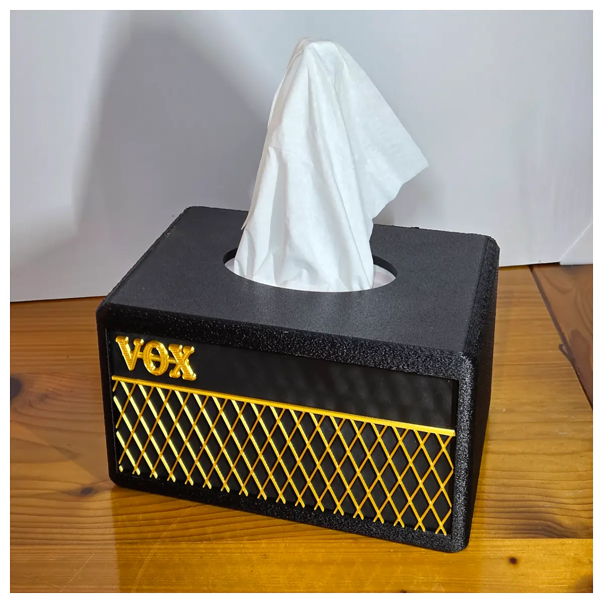 vox speaker tissue box holder bluetooth home decor living room table organizer