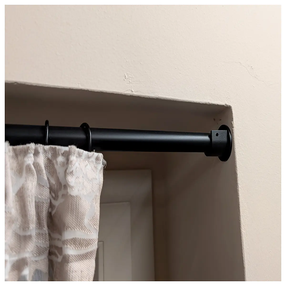 duty curtain rod brackets wall mount hardware for thick drapes black gold silver