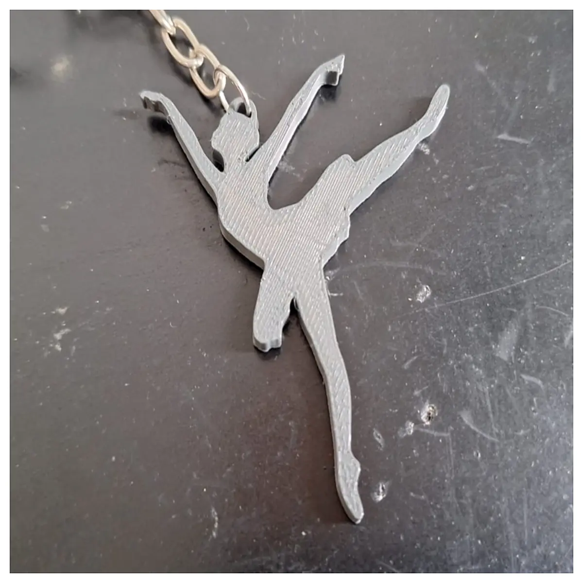 cute ballerina keychain for girls dance teacher gift ballet shoe charm bag pendant dancer jewelry accessory
