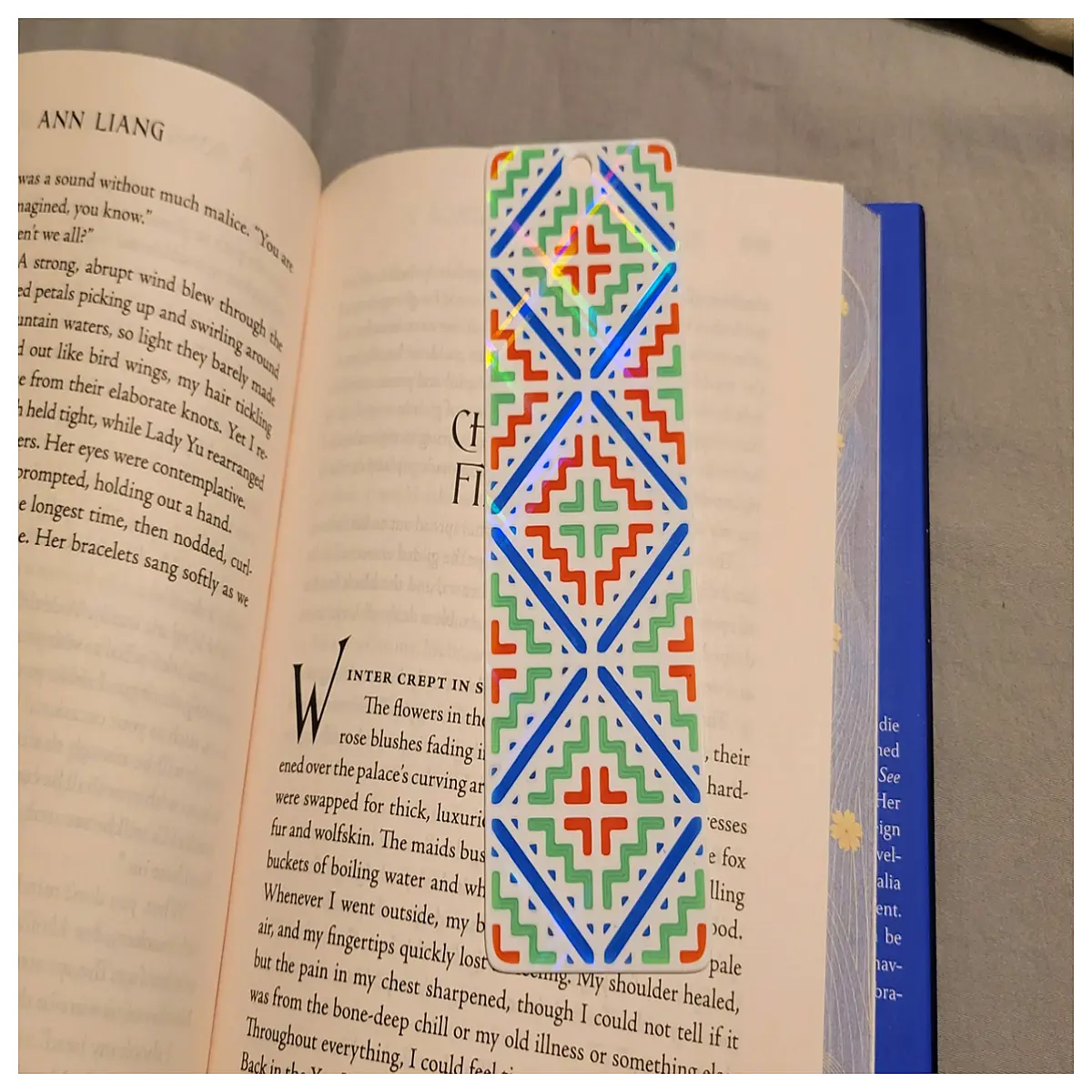 ethnic minority miao embroidery bookmark bohemian textile art page marker handmade cultural souvenir readers
