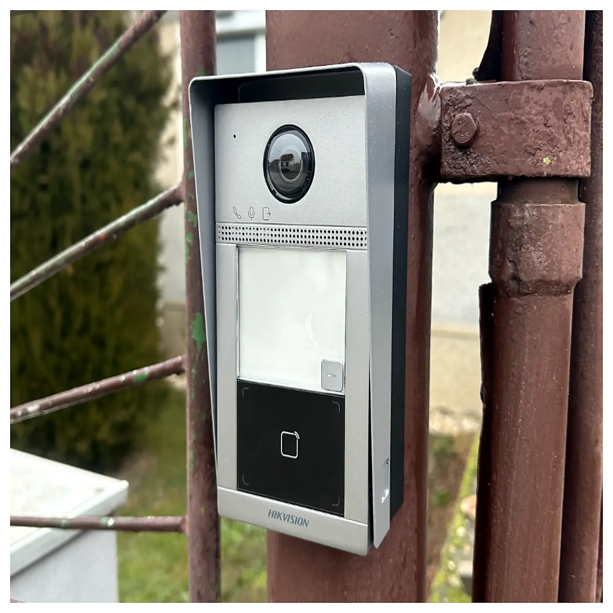 villa intercom bracket wall mount installation for outdoor access control system