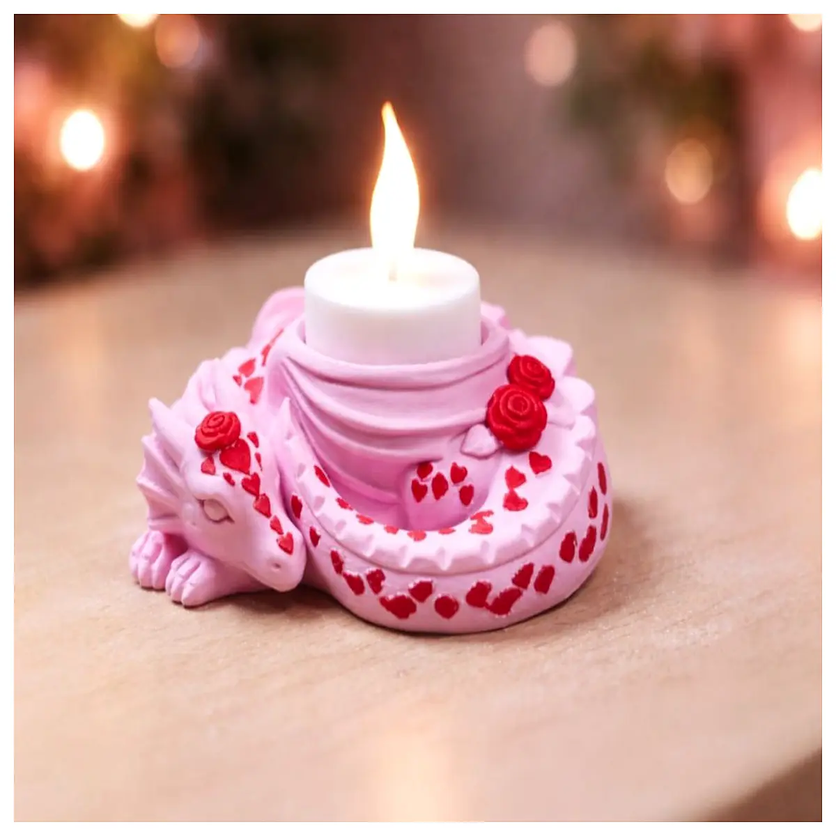 valentine s day tea candle holder romantic dinner table decor glass candlestick for couples gift