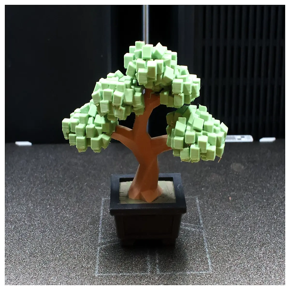 geometric bonsai for desk modern minimalist abstract tree sculpture zen office decor resin art piece