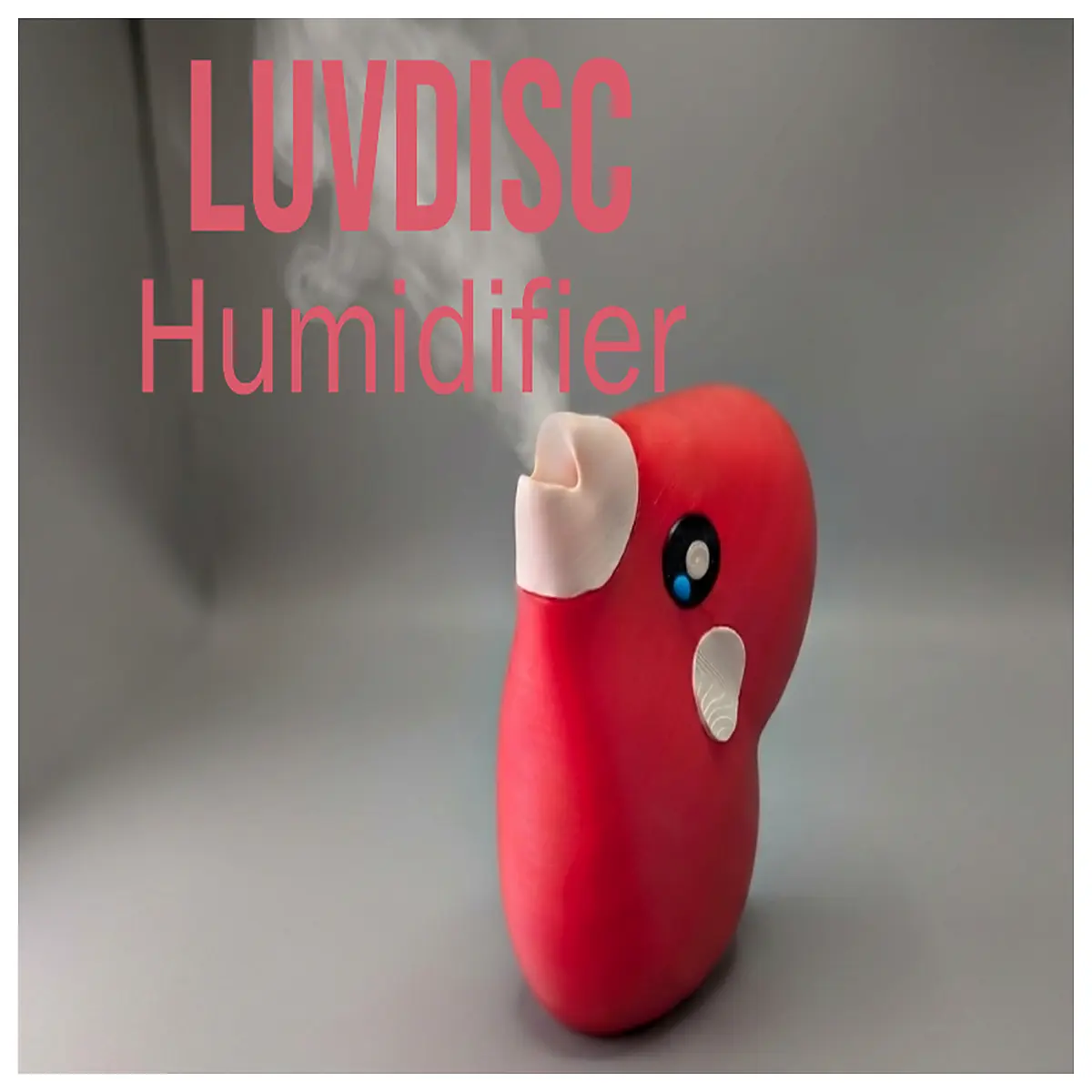 cute shaped fish air humidifier for bedroom desk quiet cool mist machine with night portable usb personal moisturizer