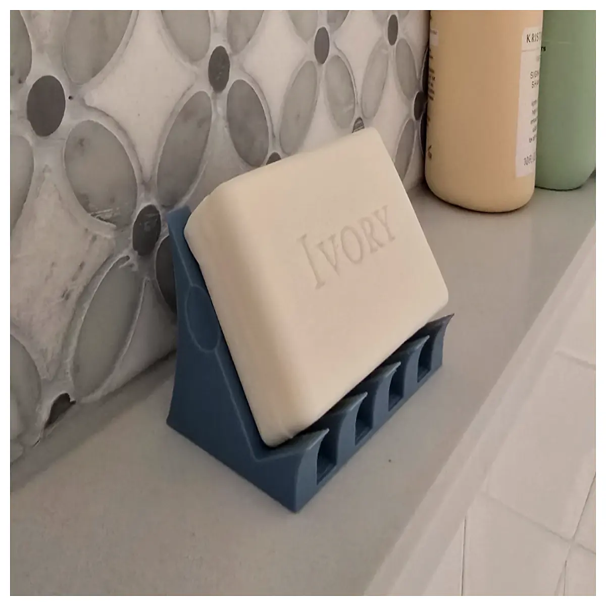draining soap dish holder for bathroom sink shower non slip ceramic tray with water holes modern vanity accessories