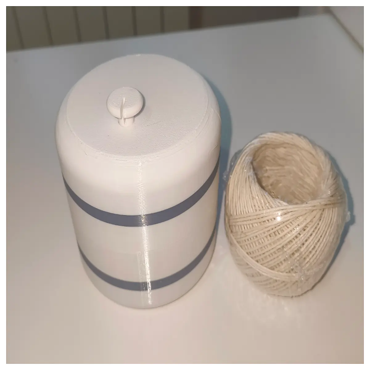 kitchen cord organizer hanger holder for hair ties earphone cables and craft yarn storage