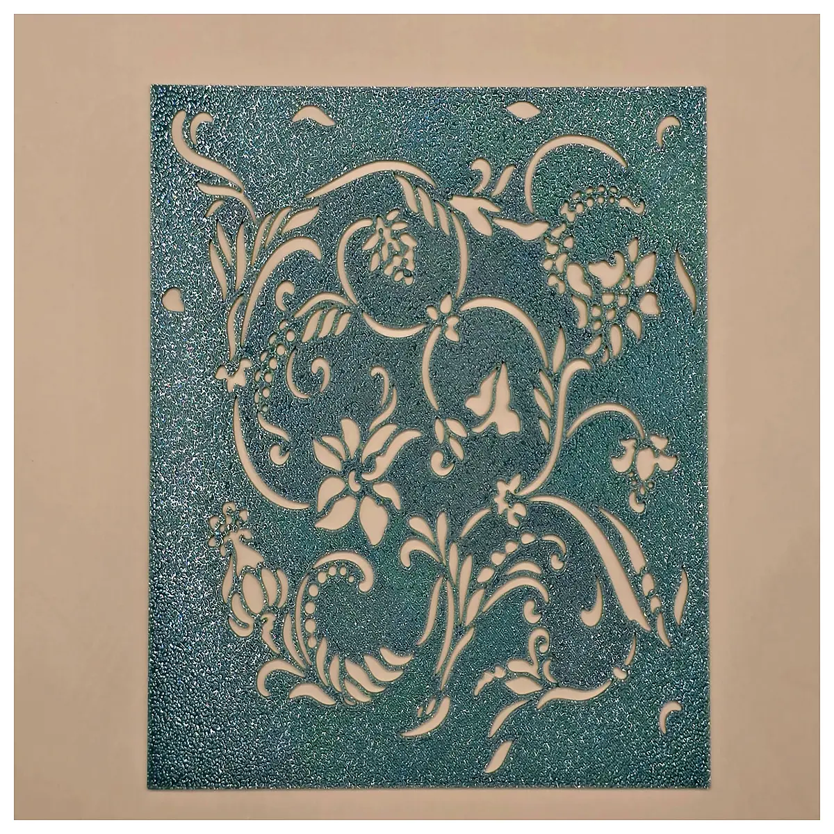 floral plant stencil for painting walls craft projects diy art supplies