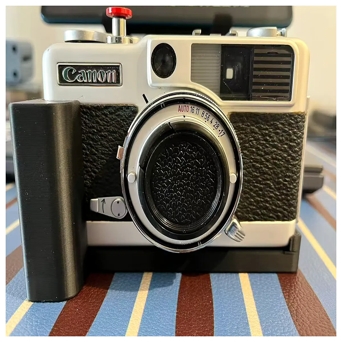 demi ee17 leather hand strap grip accessory for vintage film camera