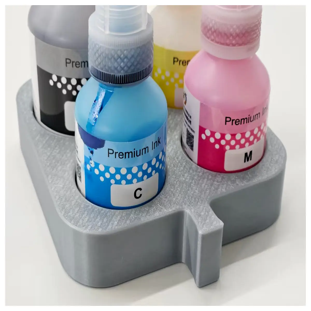 brother ink bottle holder tray organizer for tank printer maintenance station refill storage