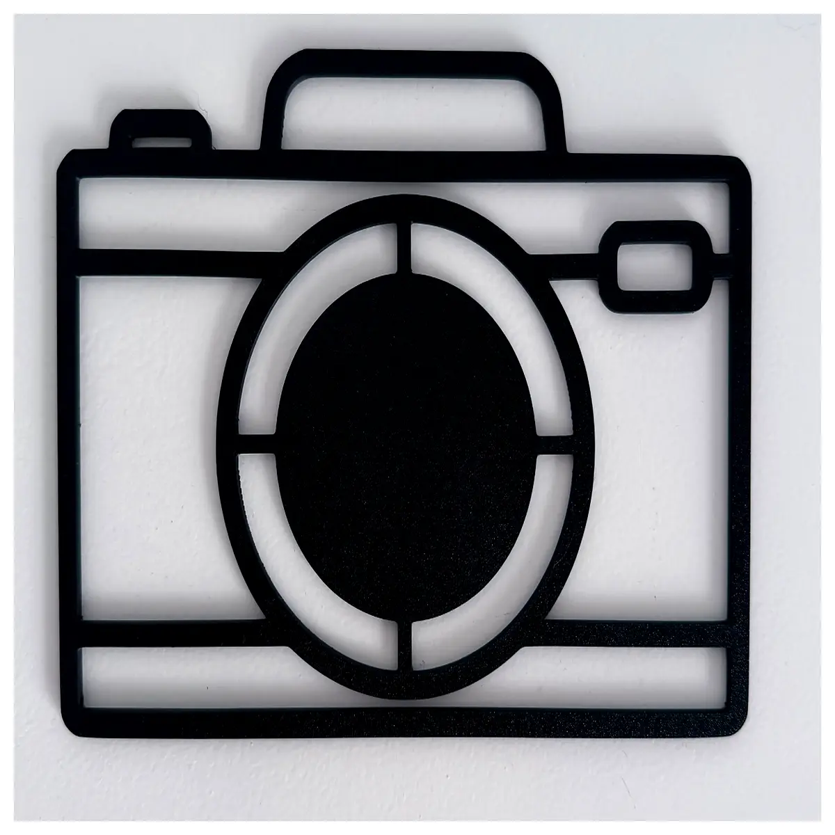 camera frame for photo wall art vintage wooden border