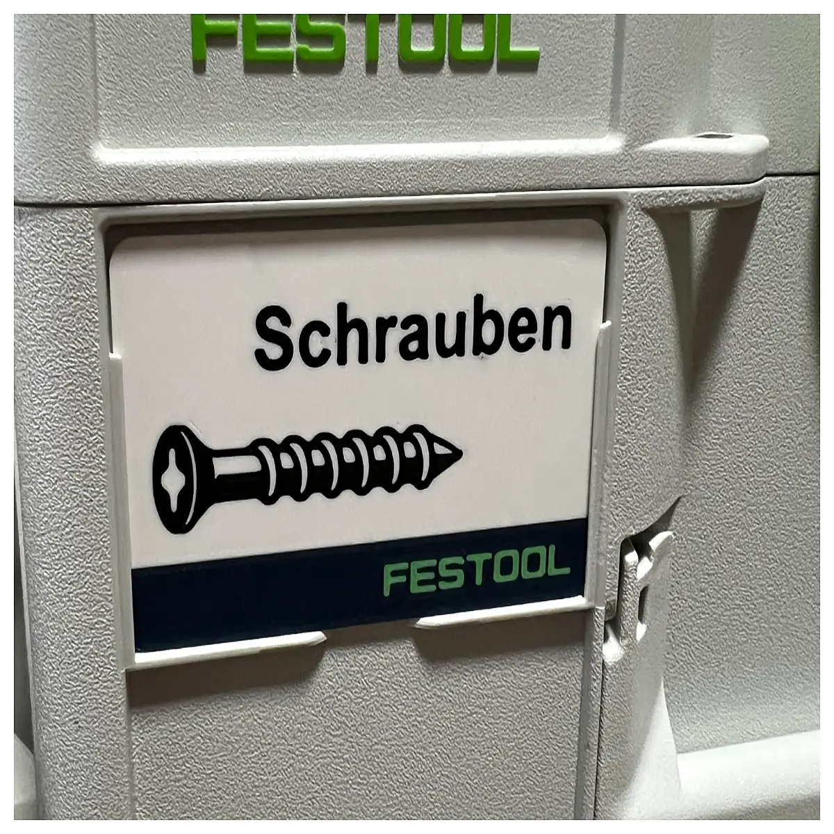 festool systainer label stickers for screws and fasteners waterproof adhesive tags for tool box organization