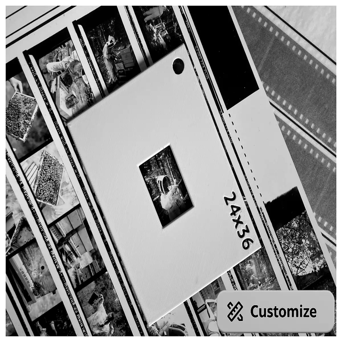 contact print feedback mask for photographic printing sensitive exposure control layer