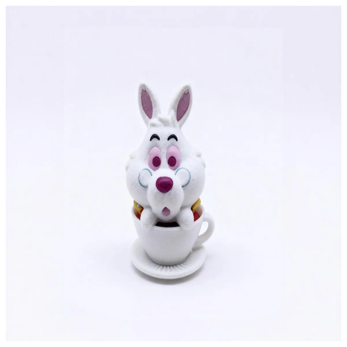 alice in wonderland ceramic bunny figurine kids room decor coloring craft girls