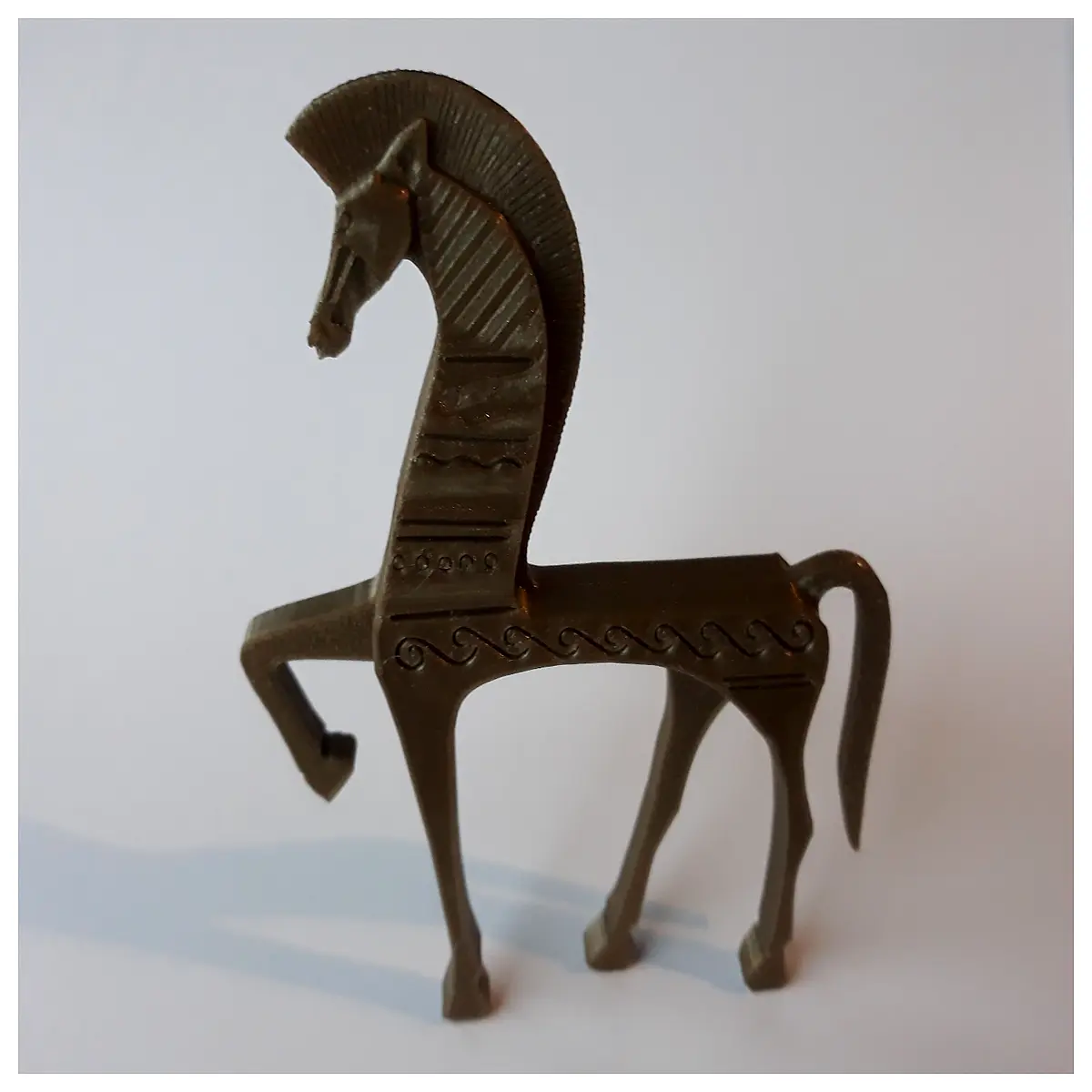 ancient greek bronze horse statue classical mythology decor home office art piece vintage equestrian sculpture gift