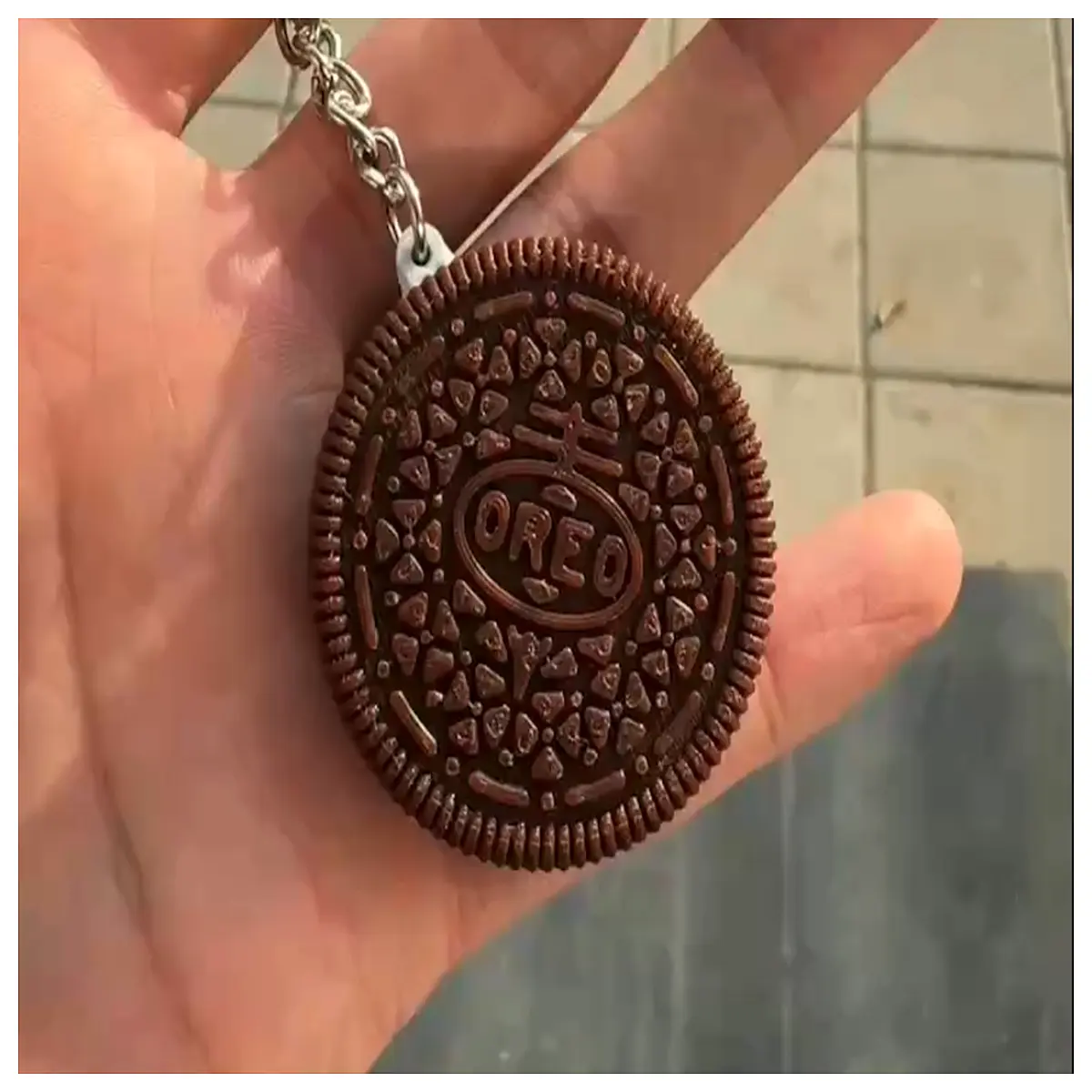 realistic cookie keychain plush toy funny food accessory bag charm friends