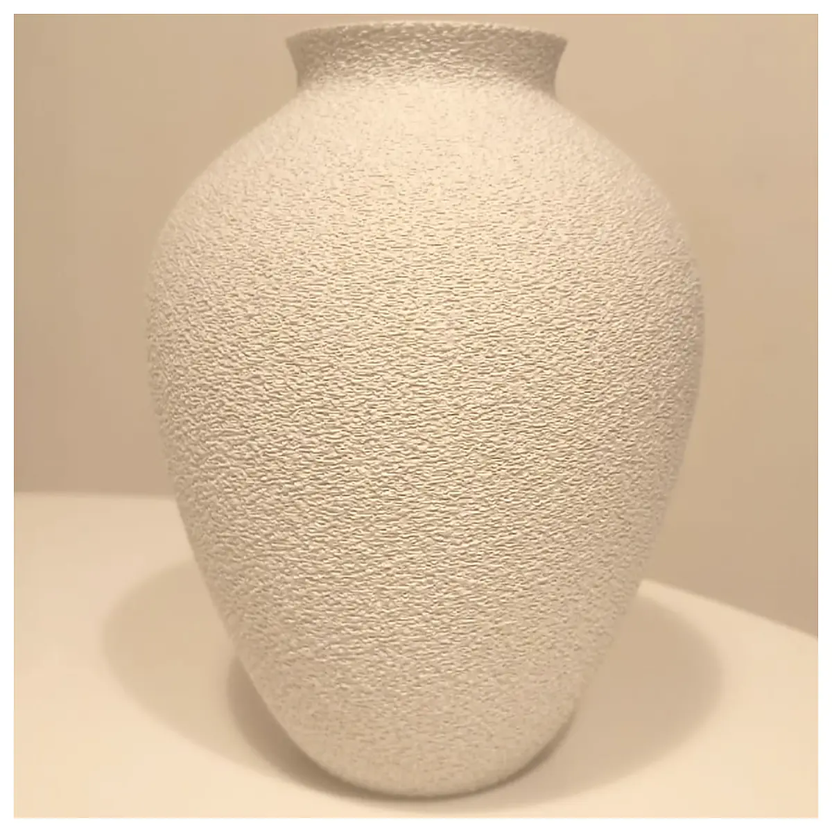 modern faux stone vase for living room decor concrete texture ceramic flower pot rustic home accent table centerpiece