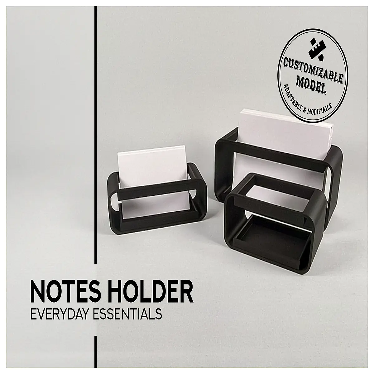 desk organizer for sticky notes and post its paper clip holder storage box office supplies caddy with compartments
