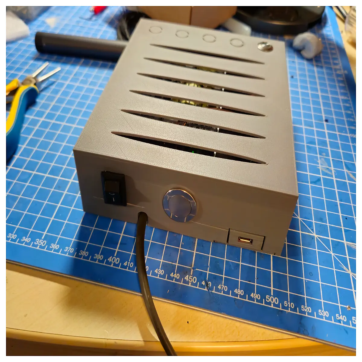 esp32 project enclosure case storage box multi compartment organizer for electronics components wiring diy gadget housing
