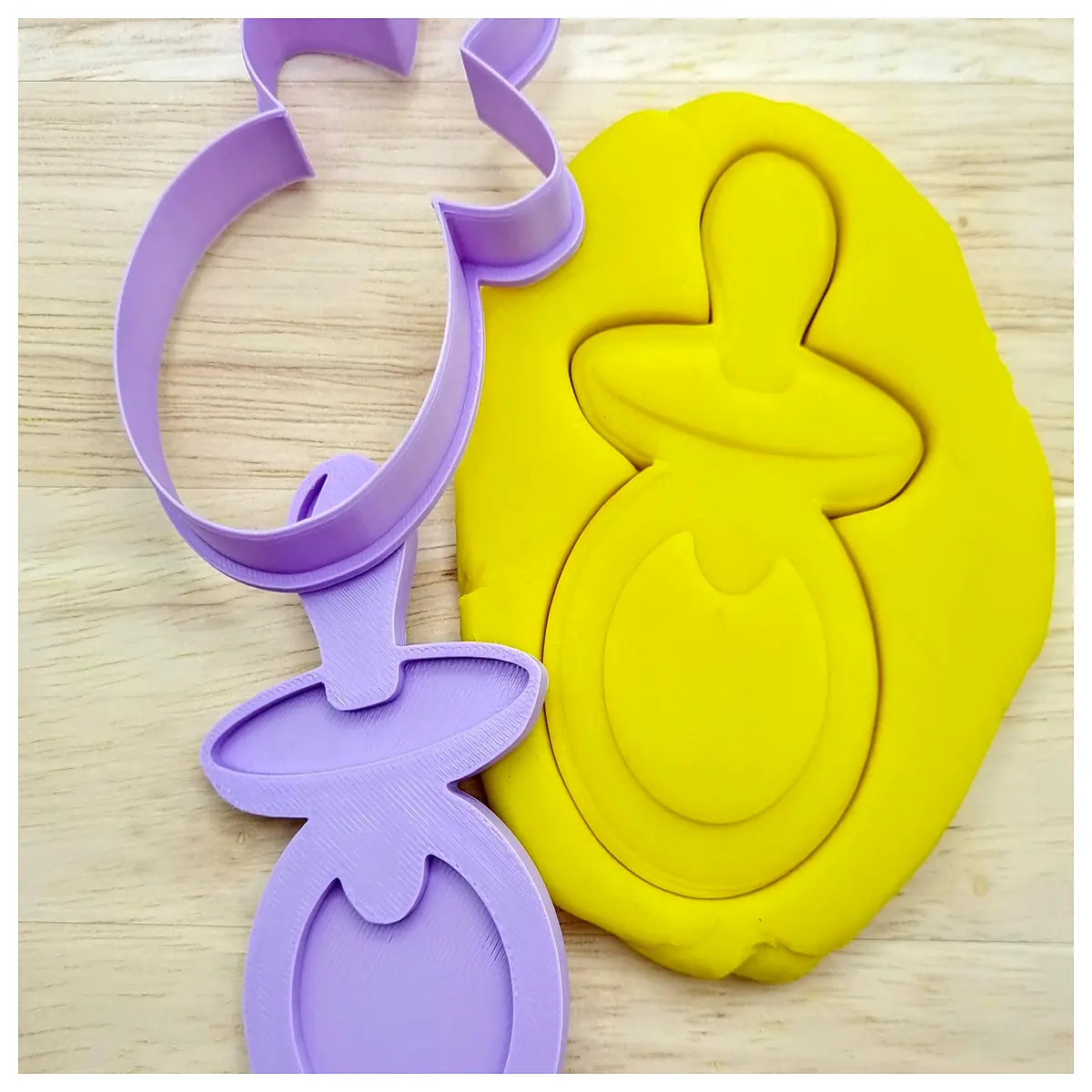 baby teether biscuit cutter silicone stamp shape for homemade infant snacks soft food