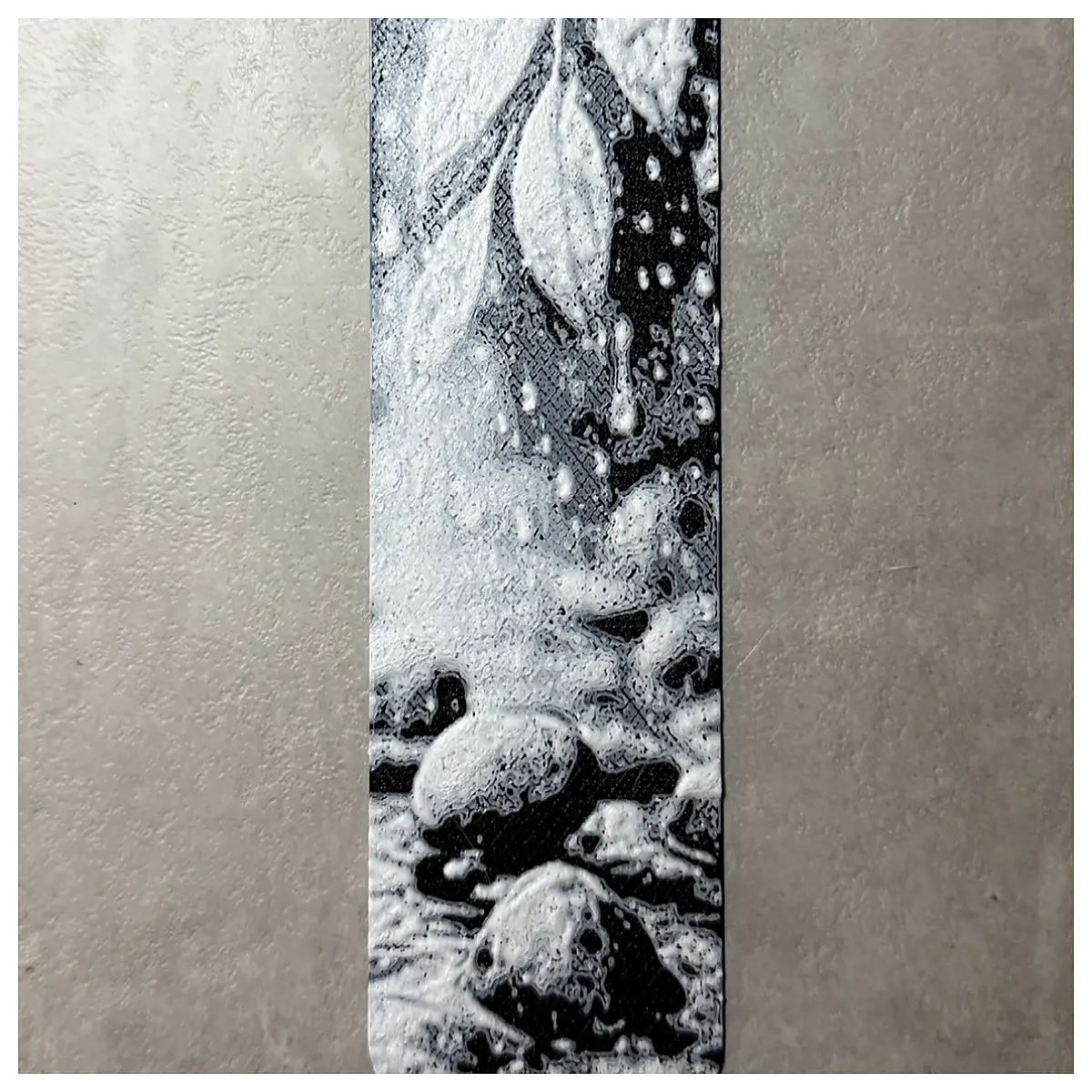 rustic leaf bookmark with raindrops nature aesthetic reading accessory for book lovers