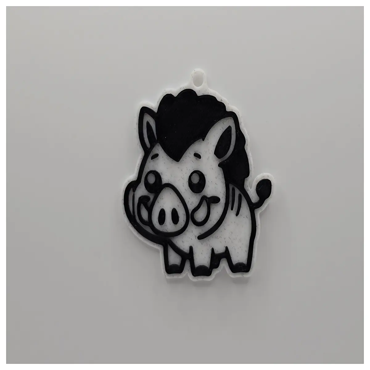 cute wild boar keychain pig charm bag pendant funny animal accessory friends