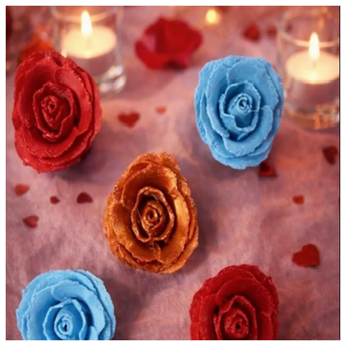 mini magnetic rose shaped paperclip bookmark for students cute desk organizer her romantic stationery accessory