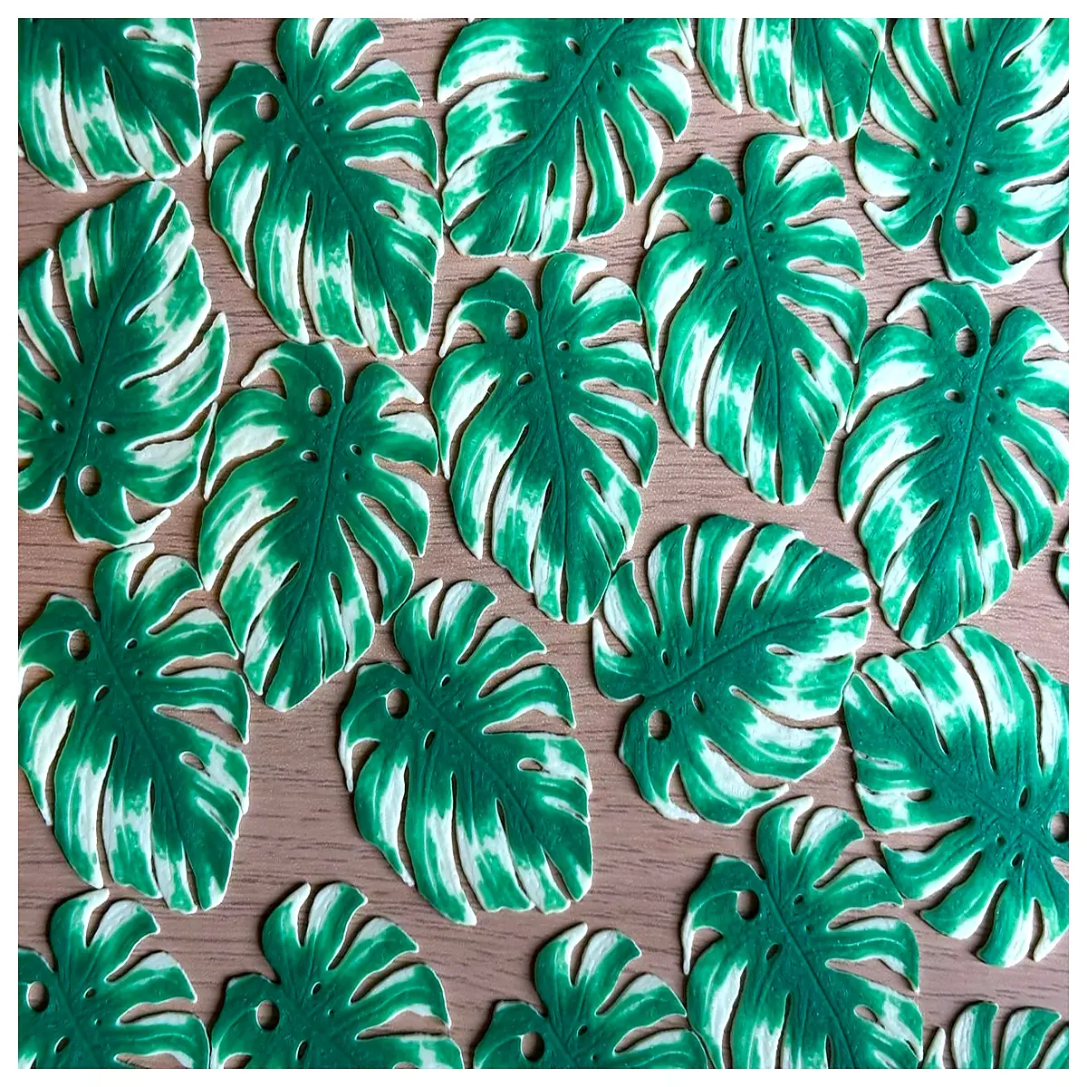 monstera leaf keychain plant lover gift succulent decor bag charm