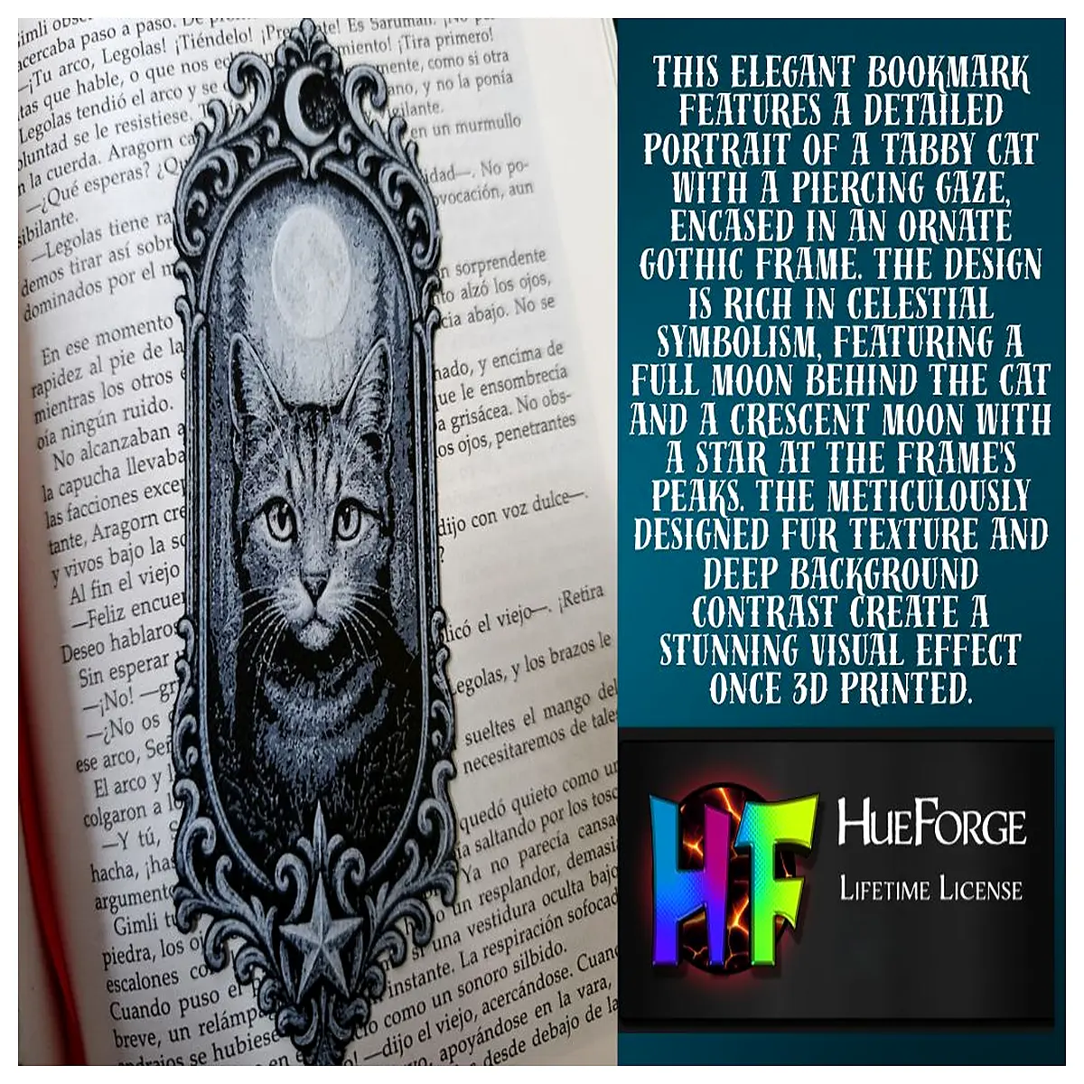 kawaii cat bookmark for reading cute animal page marker students aesthetic book accessory