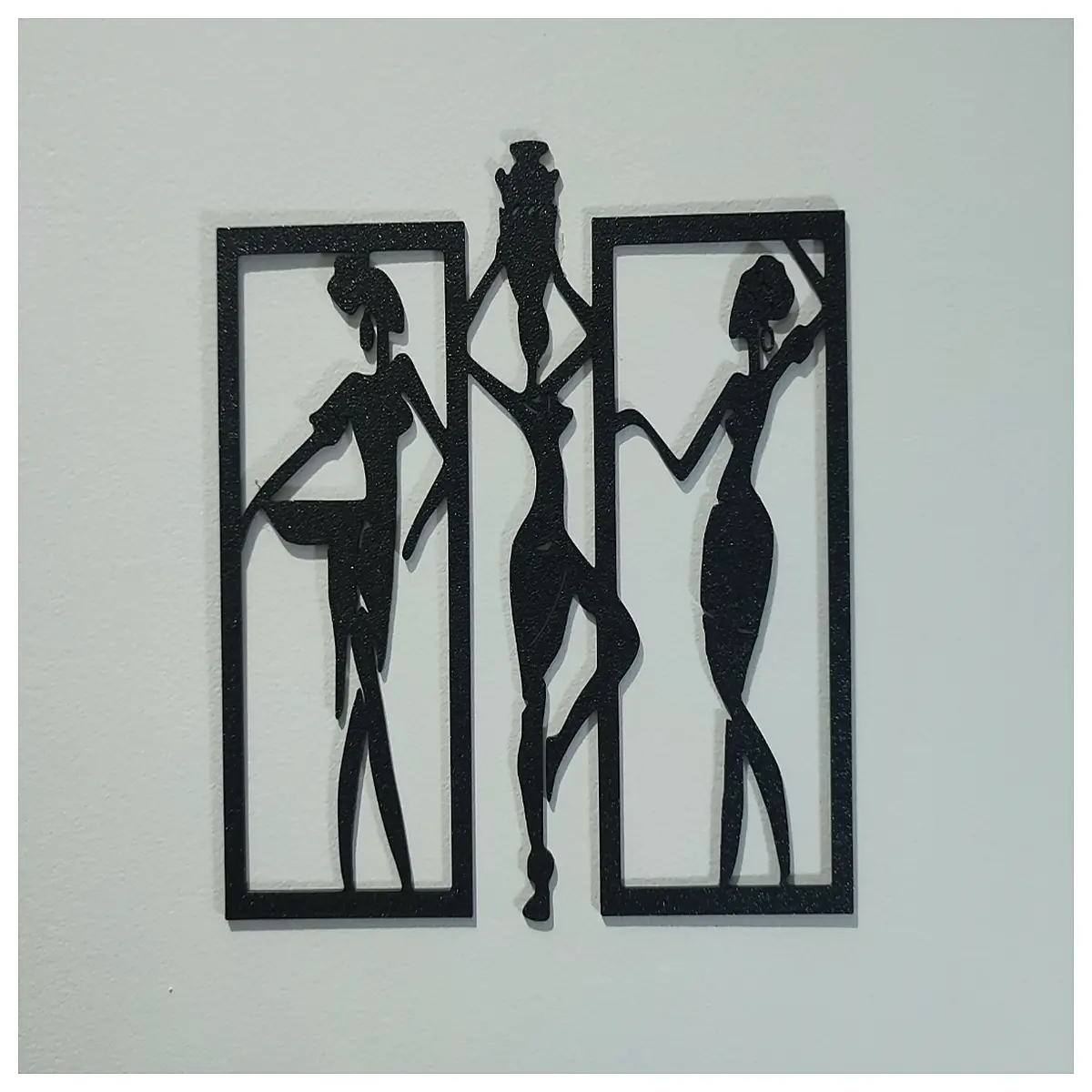modern abstract gold triptych wall art living room canvas prints elegant female portrait decor for bedroom hallway