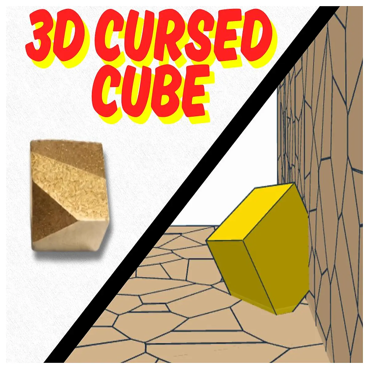 mini cursed cube puzzle brain teaser stress relief desk toy fidget gadget for adults kids