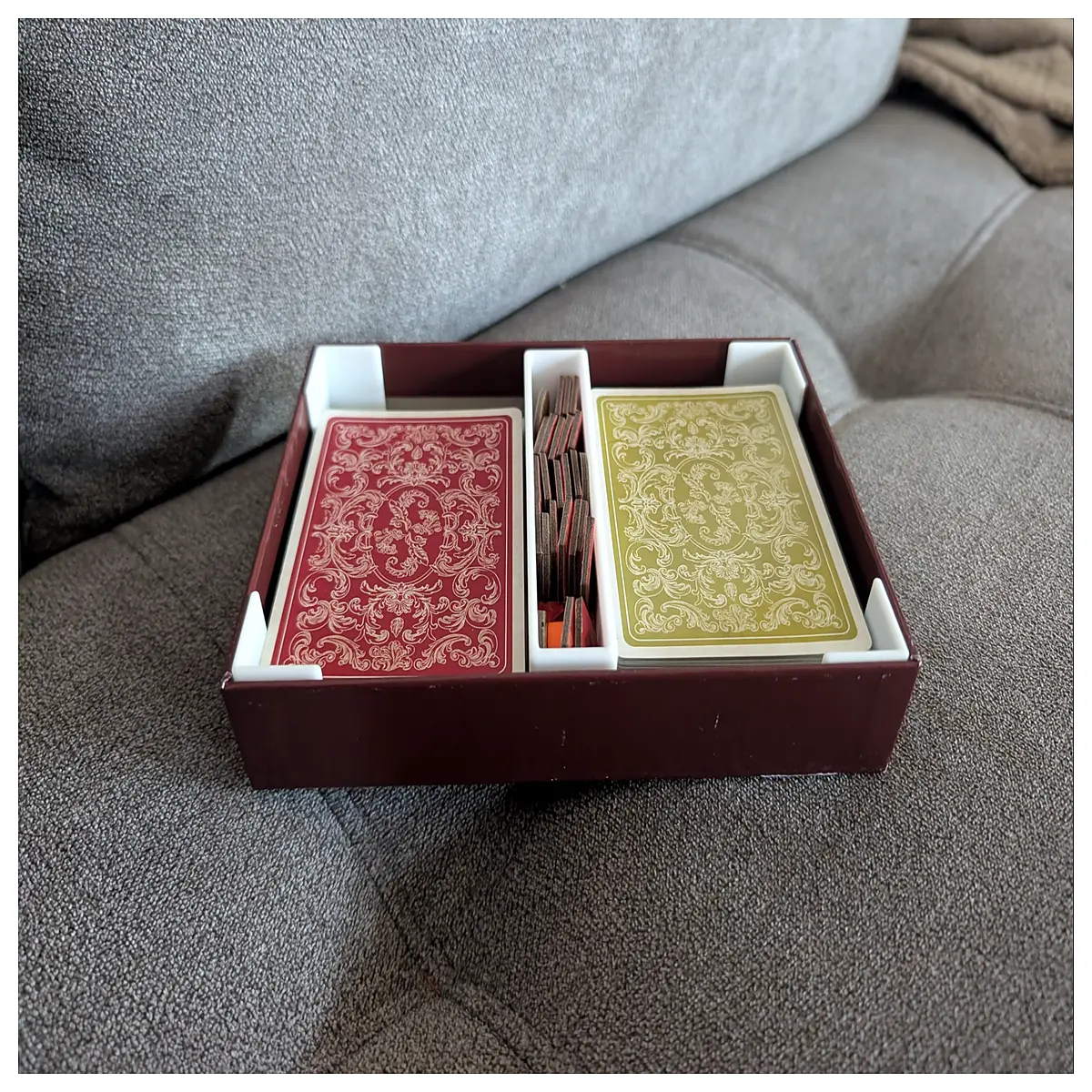 fox in the forest duet 2 in 1 storage organizer box for cards accessories