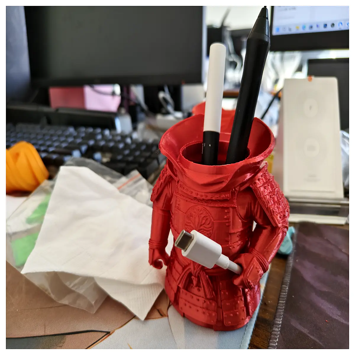 samurai sword holder desk organizer katana rack for home office decor aesthetic storage