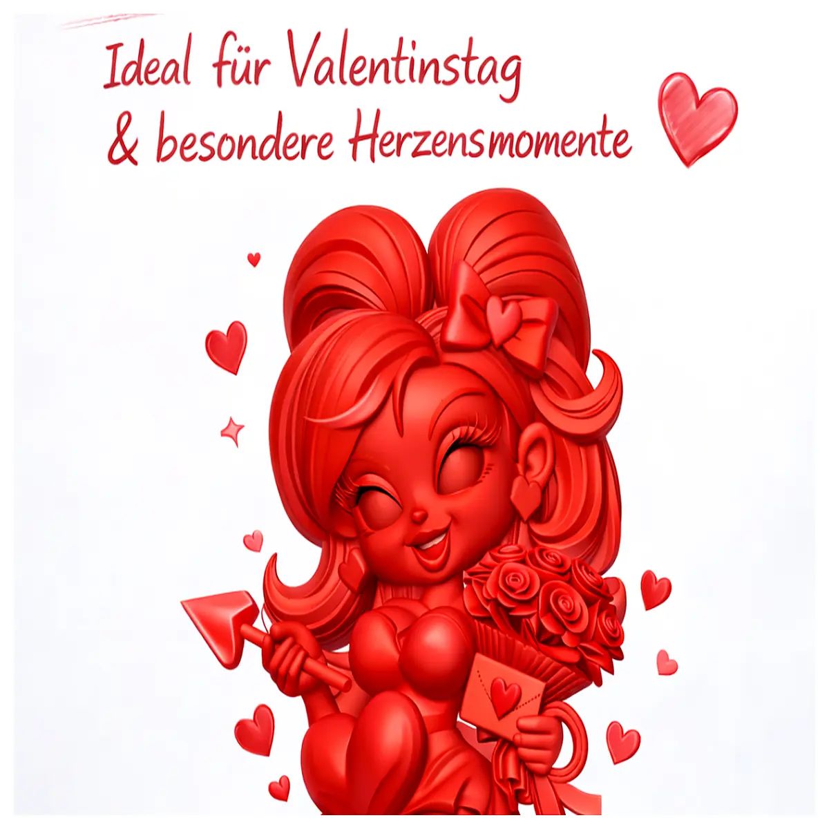 cute cartoon valentine statue romantic home decor couples