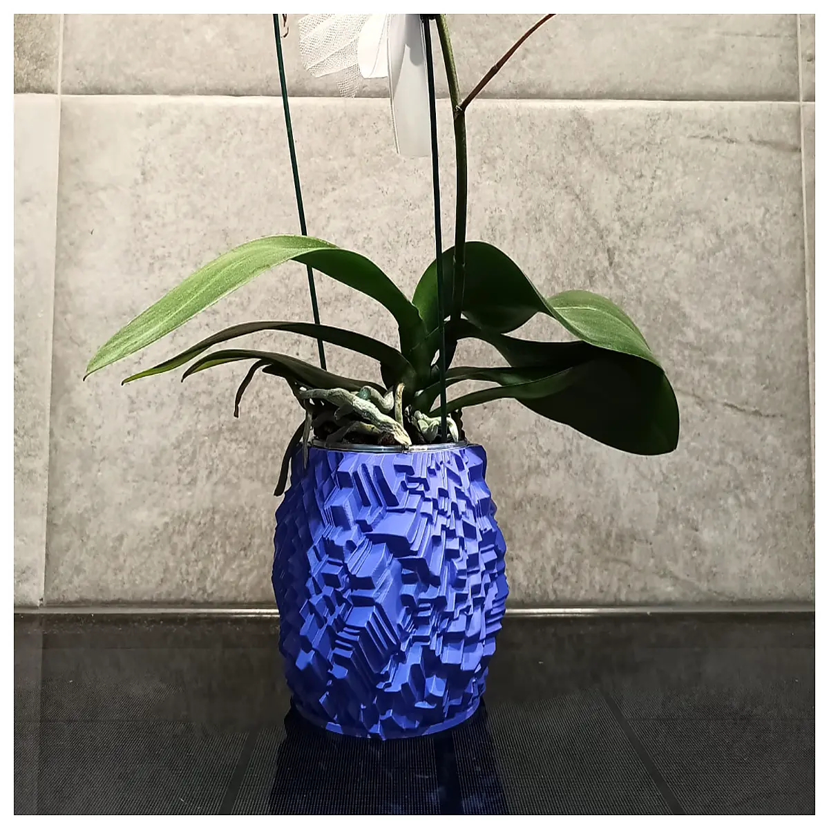 stone orchid vase ceramic home decor modern minimalist flower pot for living room table centerpiece